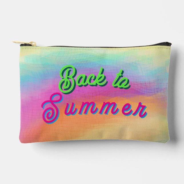 Zurück zum Summer Small Accessory Pouch Zubehörtasche (Vorderseite)