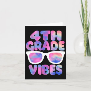 Zurück zur 4. Klasse Vibes Erster Tag Lehrer Karte