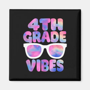 Zurück zur 4. Klasse Vibes Erster Tag Lehrer Magnet