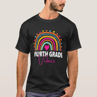 Zurück zur 4. Klasse Vibes Rainbow Leopard Tee
