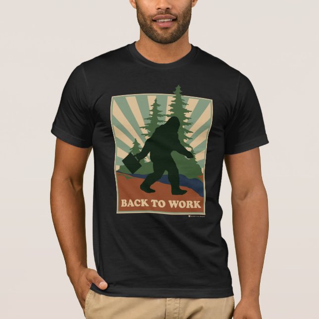 Zurück zur Arbeit T-Shirt (Vorderseite)