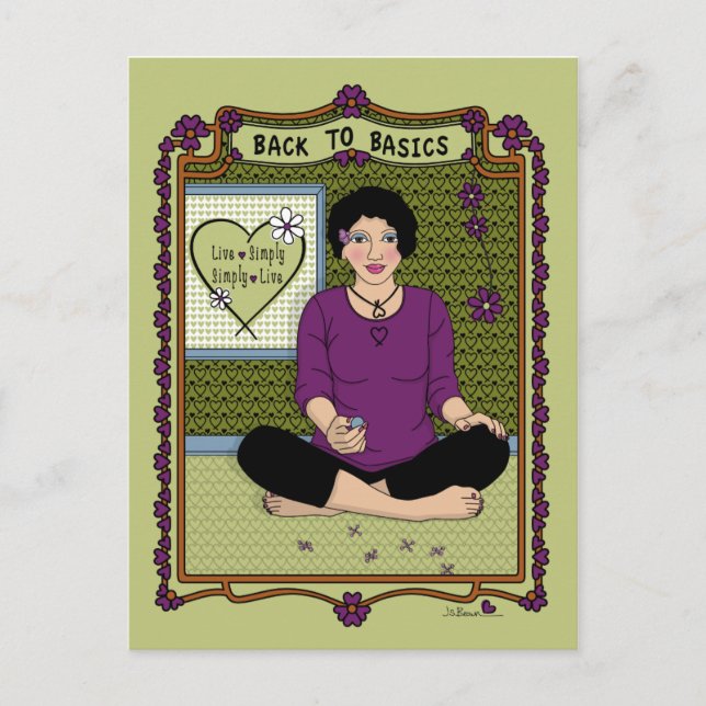 Zurück zur Basics_A_-Postkarte Postkarte (Vorderseite)
