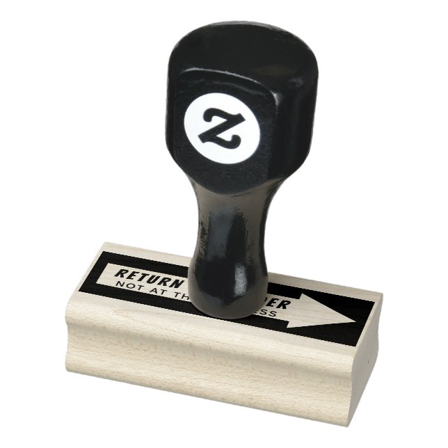 Zurück zur Briefmarke des Absenders nicht an diese Gummistempel (Stempel)