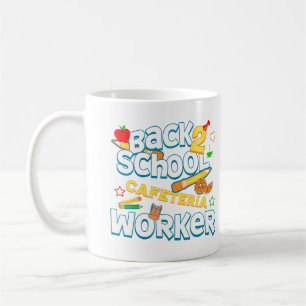 Zurück zur Cafeteria Worker Proud Lunch Lady Kaffeetasse