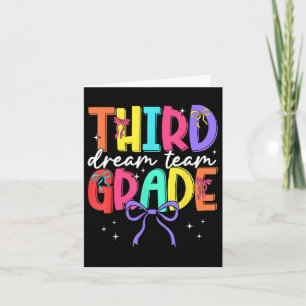 Zurück zur dritten Klasse des Dream Team Teacher W Karte