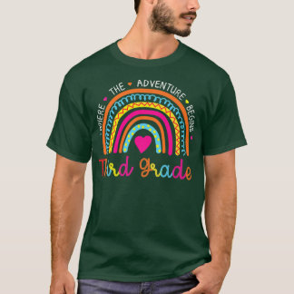 Zurück zur dritten Schule, wo das Abenteuer T-Shirt