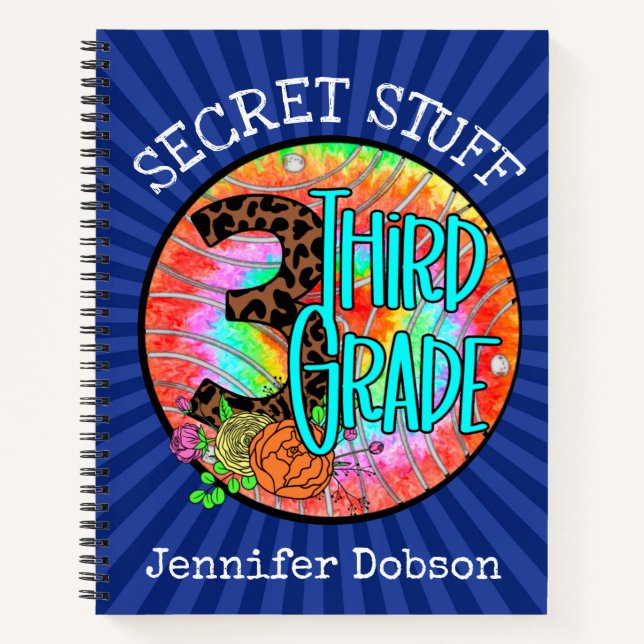 Zurück zur dritten Schulstufe Notizbuch (Vorderseite)