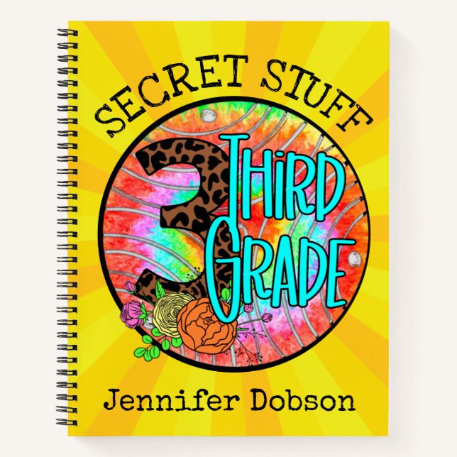 Zurück zur dritten Schulstufe Notizbuch (Vorderseite)