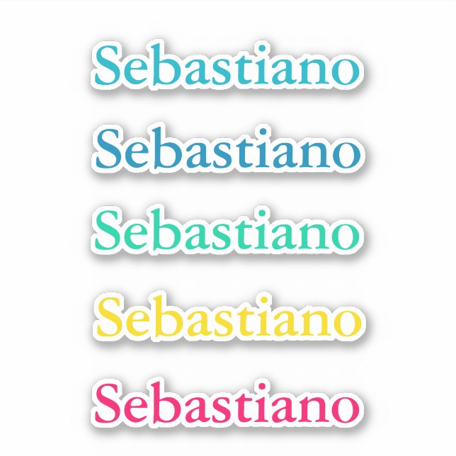 Zurück zur farbigen Schulaufkleber Aufkleber (Vorderseite)