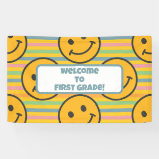 Zurück zur Klassenlehrerin Boho Retro Banner