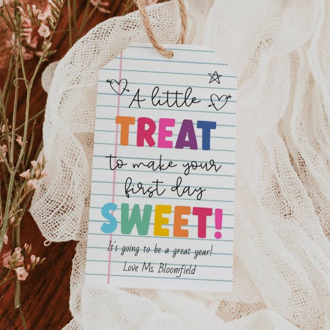 Zurück zur Leckerei der Schule Geschenkanhänger (Von Creator hochgeladen)