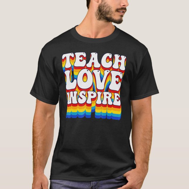 Zurück zur Liebe für Schulunterricht Inspirierte R T-Shirt (Vorderseite)