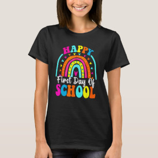 Zurück zur lustigen und glücklichen Schule am erst T-Shirt