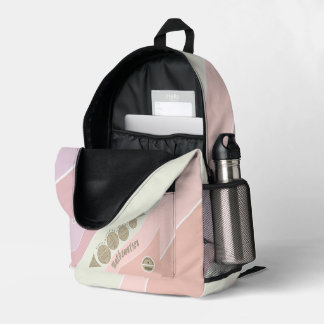 Zurück zur Mathematik Druckknopfbeutel Bedruckter Rucksack