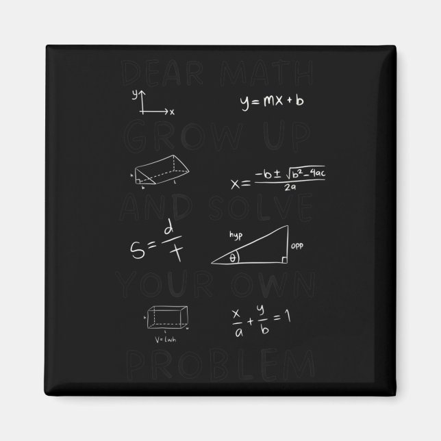 Zurück zur Mathematik in der Schule für Mädchen Ju Magnet (Vorne)