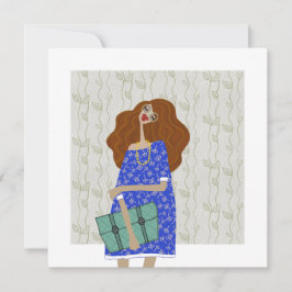 Zurück zur Mode-Illustration in der Schule Einladung