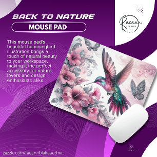 Zurück zur Natur Kolibri-Mauspad Mousepad
