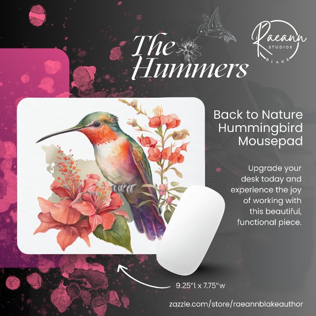 Zurück zur Nature Hummingbird Mouse Pad Mousepad (Von Creator hochgeladen)