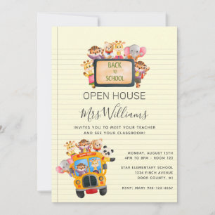 Zurück zur offenen Tür der Schule Einladung