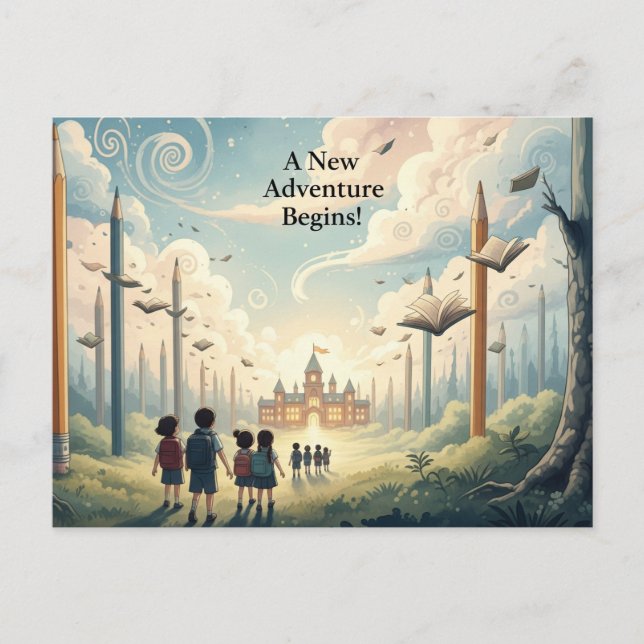 Zurück zur Postkarte der Schule (Vorderseite)