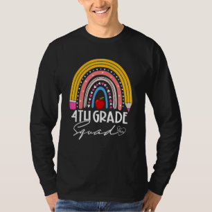 Zurück zur Regenbogen-Schulklasse der 4. vierten K T-Shirt