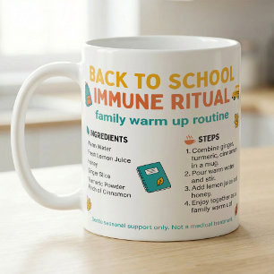 Zurück zur Schul-Familien-Tee-Rezept-Ritual Kaffeetasse