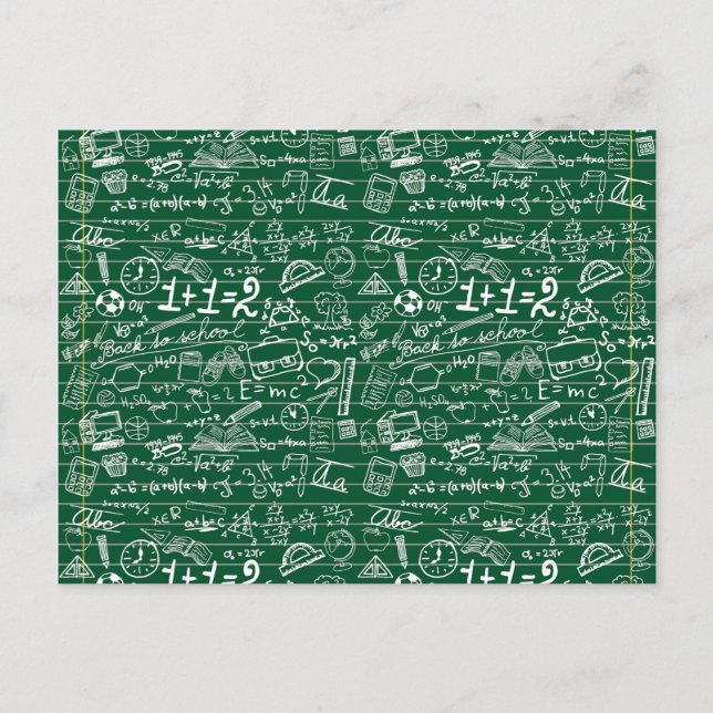 Zurück zur Schulakademie Postkarte (Vorderseite)