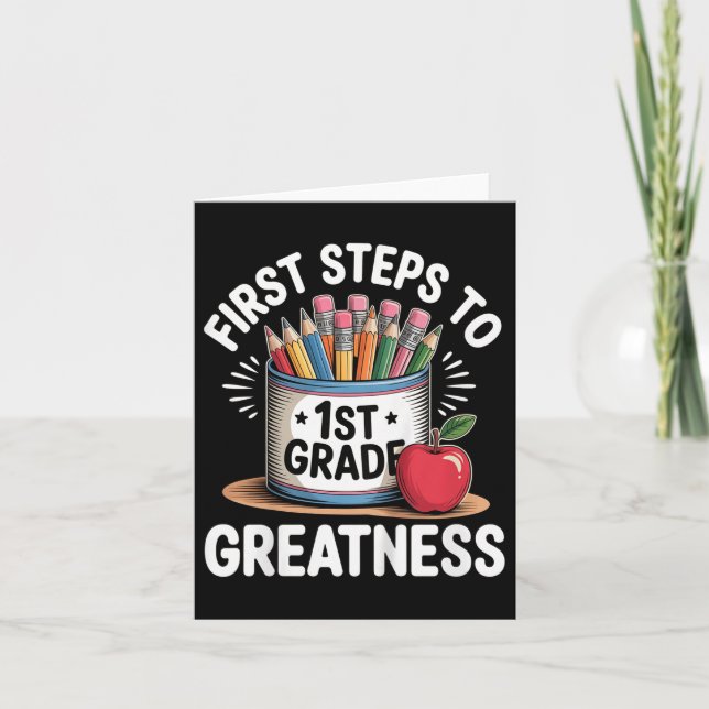 Zurück zur Schulausstattung für Kinder, Mädchen, S Karte (Vorderseite)