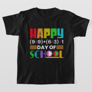 Zurück zur Schule 100-Tage-T-Shirt-Design T-Shirt