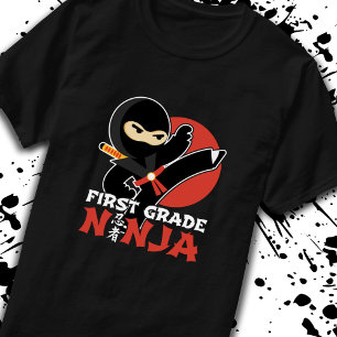 Zurück zur Schule - 1. Klasse - erste Klasse Ninja T-Shirt