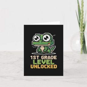 Zurück zur Schule 1. Klasse Lizard Gamer 1. Stufe Karte