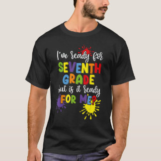 Zurück zur Schule 2023 farbenfroh bin ich bereit f T-Shirt