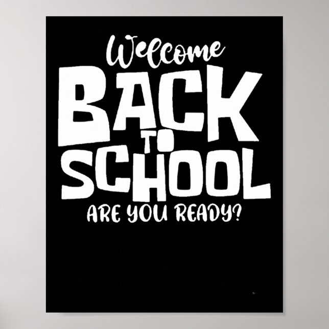 Zurück zur Schule 2024-2025 Poster (Vorne)