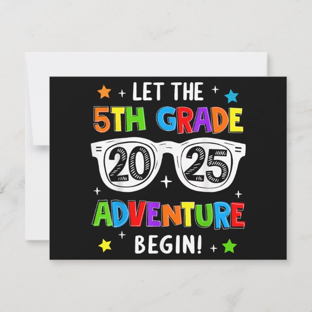 Zurück zur Schule 2025 Lass des 5. (Vorderseite)