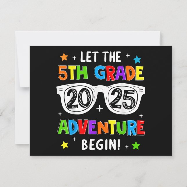 Zurück zur Schule 2025 Lass des 5. (Vorderseite)