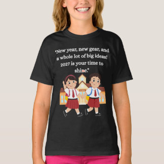 Zurück zur Schule 2027 Kinder Motivational T-Shirt