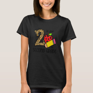 Zurück zur Schule 2 ist für die zweite Klasse am e T-Shirt