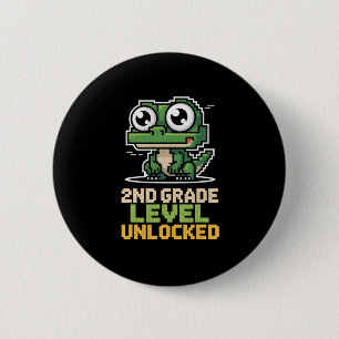 Zurück zur Schule 2. Klasse Echsen-Gamer Zweite St Button