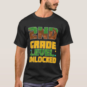 Zurück zur Schule 2. Klasse Jungen Gamer Erster Ta T-Shirt