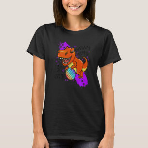 Zurück zur Schule 3. Klasse Dinosaurier Rex Pop It T-Shirt