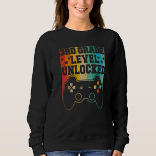 Zurück zur Schule 3. Klasse freigeschaltetes Video Sweatshirt