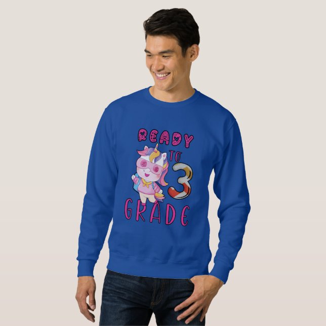Zurück zur Schule, 3. Klasse Sweatshirt (Vorne ganz)