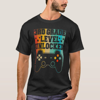 Zurück zur Schule 3. Klassenstufe freigeschaltetes T-Shirt