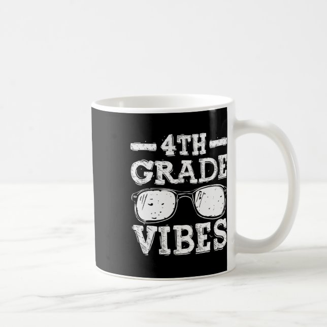 Zurück zur Schule 4. Klasse Vibes Kaffeetasse (Rechts)