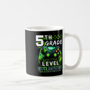 Zurück zur Schule 5. Klasse Jungen Gamer Erster Sc Kaffeetasse