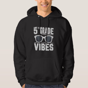 Zurück zur Schule 5. Klasse Vibes Erster Tag Lehre Hoodie