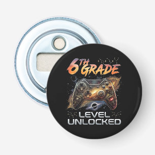 Zurück zur Schule 6. Klasse Gamer Erster Schultag Flaschenöffner