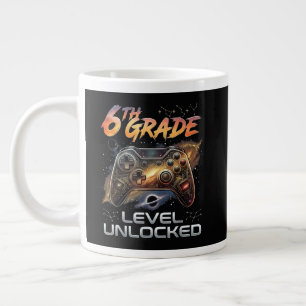 Zurück zur Schule 6. Klasse Gamer Erster Schultag Jumbo-Tasse