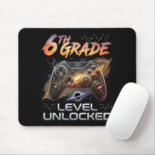 Zurück zur Schule 6. Klasse Gamer Erster Schultag Mousepad