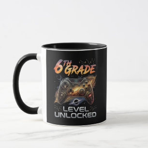 Zurück zur Schule 6. Klasse Gamer Erster Schultag Tasse